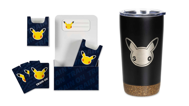 【海外ポケモンセンター限定品】ポケモンカード　30周年記念　サプライ3点セット 海外ポケセンが30周年記念ポケカ